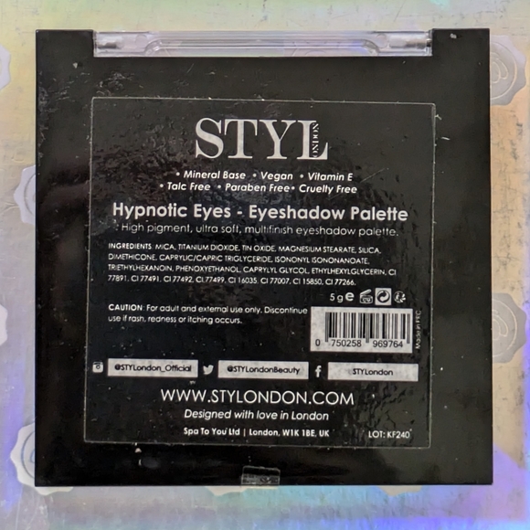 Lot of 2 STYLondon Eyeshadow Palettes ~ Eaton Square & Hypnotic Eyes - New - Picture 3 of 5